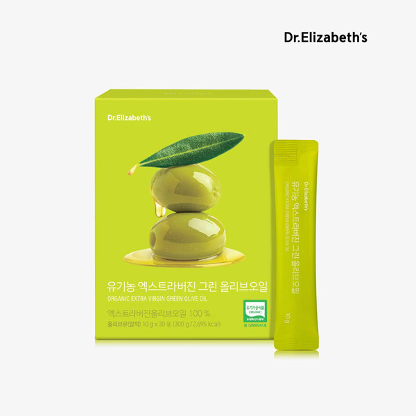 [닥터엘리자베스] 유기농 엑스트라버진 그린 올리브오일 (10g x 30포) | getmall