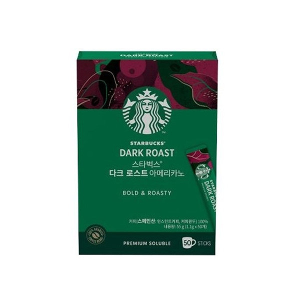 스타벅스 다크로스트 아메리카노 1.1g 50개입, 1개 | getmall