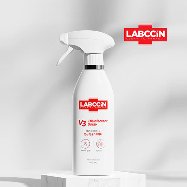 랩신V3 뿌리는 스프레이 410ml 30초 살균 탈취 항균 소독 화장실 청소 에탄올70% | getmall