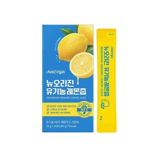 뉴오리진 유기농 레몬즙 NFC100% 착즙 14포 8개 | getmall