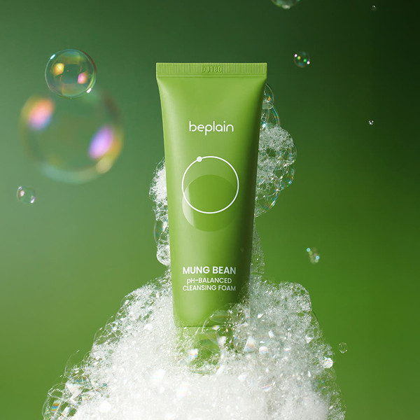 비플레인 녹두 모공 약산성 클렌징 폼 80ml | getmall